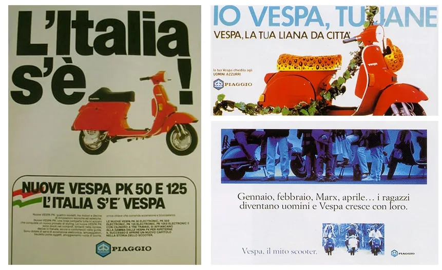 Slogan Piaggio - comunicazione 