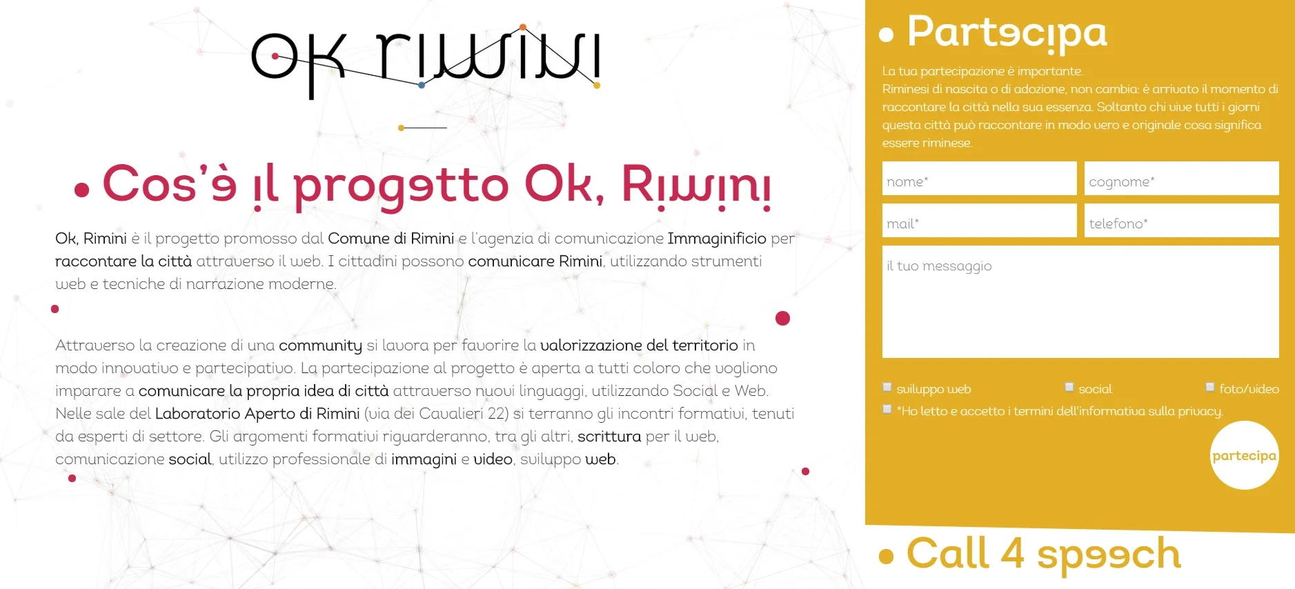 landing page Ok rimini